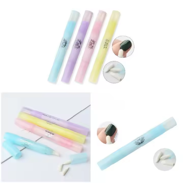 Bolígrafo de Eliminación de Gel de Arte de Uñas Portátil Limpiador de Manicura para Herramienta de Corrector de Esmalte de Uñas - 1