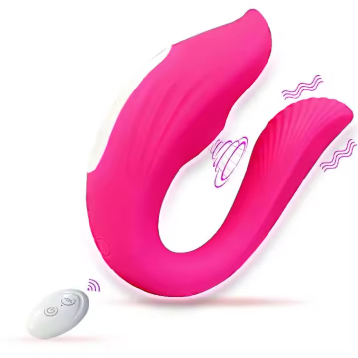 10 Speeds Vagina Sucking Vibrator 2 In 1 G-spot Oral Sucker Clitoris Vibrating Wearable Wireless Control Adult Sex Toy for Women - 1