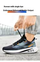 Zapatos informales de alta calidad para hombre con parte superior de malla transpirable, suela elástica antideslizante con placa de carbono de palomitas de maíz y calzado deportivo - details 11