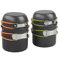 Utensilio de cocina para acampar VIES, kit de olla y cuenco, villa ultraligera para exteriores, equipo de viaje para senderismo y picnic - details 1
