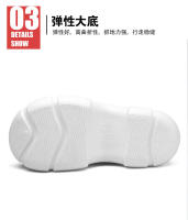 Zuecos de suela suave de EVA para mujer, plataforma antideslizante de playa con aumento de altura al aire libre de verano con punta cerrada - details 4