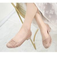 2025 sandalias de las mujeres de desgaste exterior bolsa hueca cabeza gelatina tacón grueso versátil moda antideslizante solo zapatos cómodos tendencia sandalias - details 7