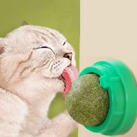 Bola de Pared de Catnip Juguete Rasador Natural para Gatos Snack Saludable para Promover la Digestión Suministros para Mascotas - details 0