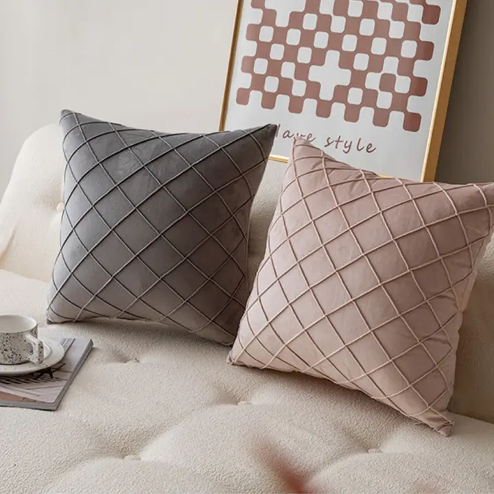 Funda de terciopelo clásica para decoración del hogar, cojín de alta calidad, suave, 45x45, Juego de 2 piezas, 3 piezas cm - 1
