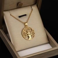 Collar con colgante de árbol de la vida para hombres y mujeres, búho universal, temperamento - details 1