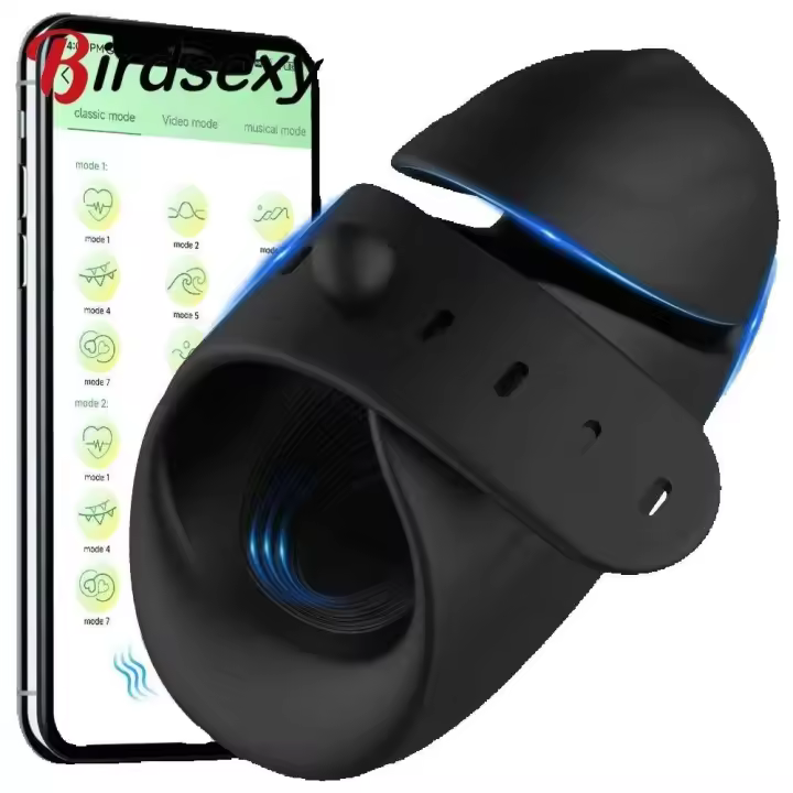 Leten-vibrador con Bluetooth para hombres y adultos, entrenador retardante, masajeador de glande, masturbador masculino, Juguetes sexuales - 1