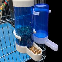 Bebedero automático para pájaros, bebedero azul, jaula para pájaros, herramienta de alimentación para loros, cuencos y bebederos automáticos, 1 unidad - details 2