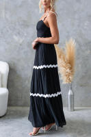 Top corsé con tirantes Ence para mujer 2025, falda voluminosa |   Vestido corto elegante para fiestas, bodas o eventos |   Europeo y - details 9