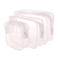 Bolsas de almacenamiento de lavado portátiles para mujer, organizador con cremallera, bolsa de cosméticos, transparente, a la moda, 1 unidad - details 9