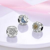 Abalorios de plata 100% auténtica con huellas de pata, joyería fina de cumpleaños para mujer, pulsera de 3mm, regalo con piedra de circón principal - details 4