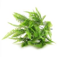 2/1 UDS plantas artificiales DIY 7 ramas de plástico 49 hojas helechos falsos muebles para el hogar decoraciones de mesa de Navidad - details 5