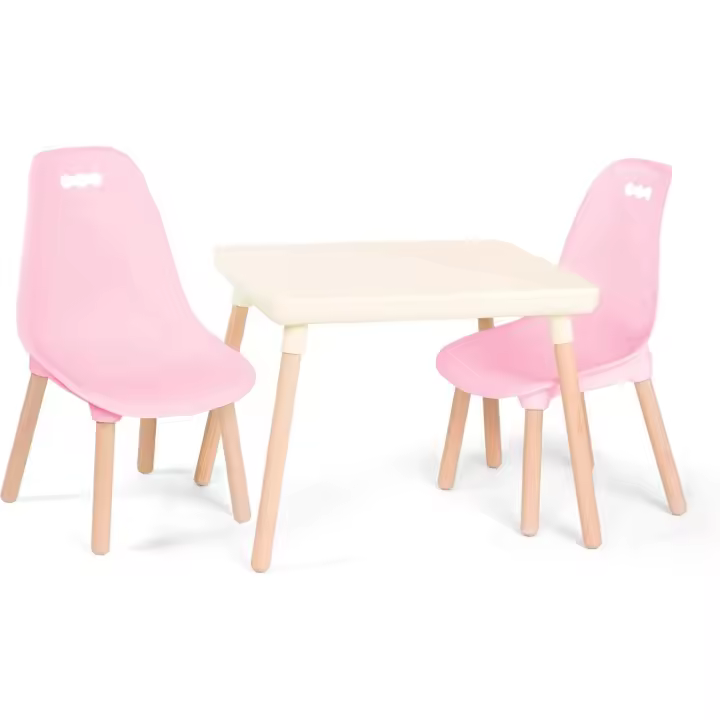 Conjunto de Silla Rosa Muebles y Organización Sillas y Asientos para Niños - 1