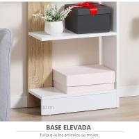 Estantería Elegante de 5 Niveles Diseño de Base Elevada Ideal para Estudio de Oficina - details 4