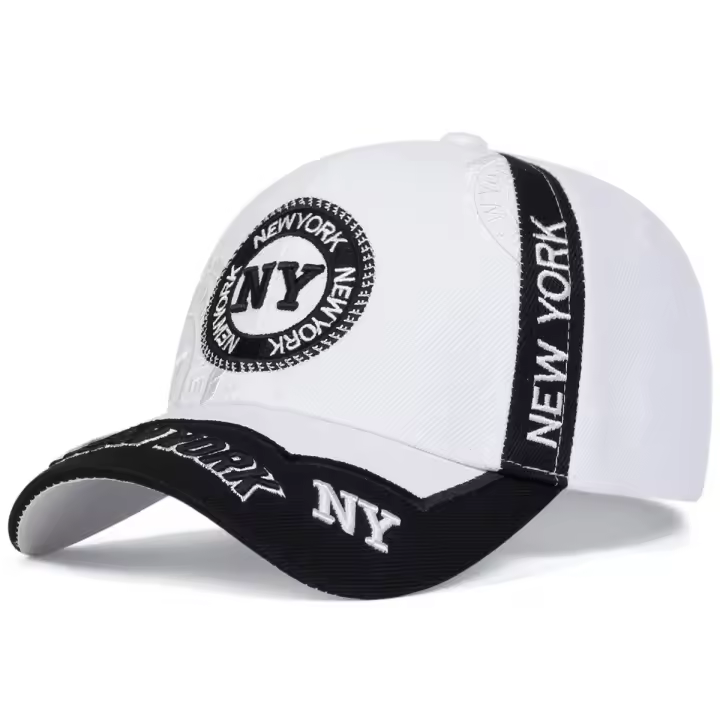 Gorras de béisbol unisex con bordado de letras, sombreros casuales ajustables para exteriores, primavera y otoño, sombrero protector solar - 1