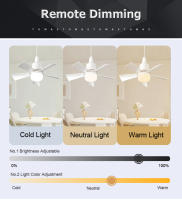 TOMAXIN-Lámpara e27para Ventilador de Techo,Tornillo para el Hogar Silencioso, Pequeño, Ahorro de Energía Inteligente - details 4