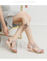 Sandalias de cuña para mujer, nuevas de verano, cómodas, de suela suave, Simia Roman, zapatos de plataforma impermeables, sandalias de una sola tira - details 6