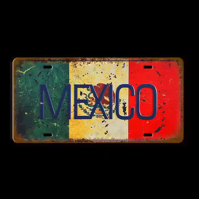 Placa de estaño para decoración de Bar, letrero de Metal, Bandera de país de Alemania, EE. UU., placa de matrícula para pared, hogar, restaurante artesanal, Francia, Rusia, España - 1
