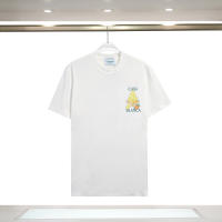 2025 Camisas casuales básicas de moda de verano, camisetas holgadas de algodón puro para hombres y nuevas camisas de manga corta para parejas con estampados de logotipos en la parte delantera - details 10