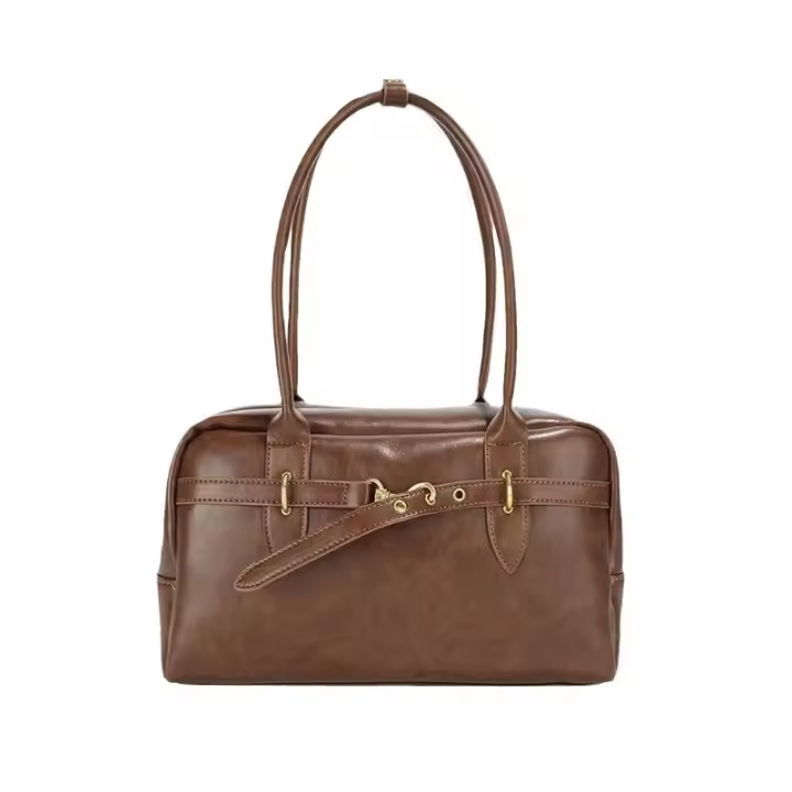 "Bolso bajo brazo mujer 2025" |   Gran capacidad retro |   Estilo Boston almohada. |   Bandolera elegante para oficina y viaje |   Piel sintética premium |   Moda primavera verano |   Correa ajustable |   Compartimentos múltiples |   Envío rápido - 1