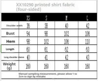 BUNO-novedad de verano, producto, camisa de manga corta estampada a la moda para mujer, conjunto informal de media falda por debajo de la rodilla de cintura alta - details 0
