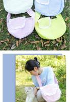 Bolso de hombro para mascotas de algodón bolsa de viaje al aire libre para cachorros gatos y perros bolso de mano cómodo nuev - details 7