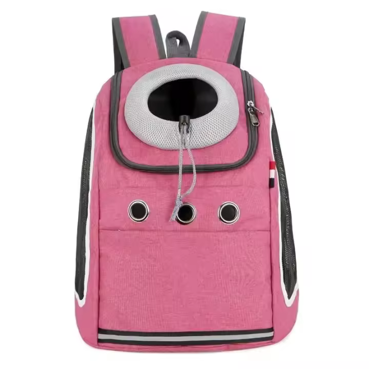 Mochila para perros, bolsa de transporte portátil para perros al aire libre, transpirable, suministros de transporte para mascotas - 1