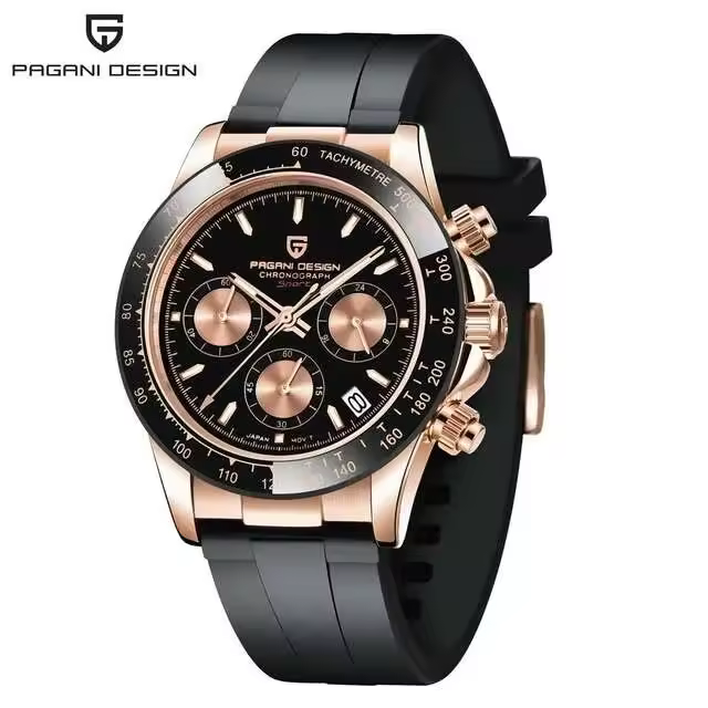 Reloj de Pulsera de Cuarzo de Cerámica de Diseño PAGANI Relojronomago de Cristal de Zafiro - 1