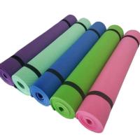 Estera de yoga antideslizante deportiva Fiess 3MM-6MM de espesor EVA Comfort Foam Matt para ejercicio y gimnasia Pilates - details 3