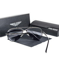 2025 POLICER Gafas de Sol Pilot para Hombre UV400 Polarizadas, Regalo Familiar para Viajes y Piscina, Diseño Retro Italiano 3028 - details 10