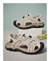 Sandalias de Cuero de Vaca de Primera Calidad Tamaño Grande Ideal para Montañismo, Viajes al Aire Libre, Ocio de Verano para Hombres Estilo de Bolsa de Cabeza - details 18