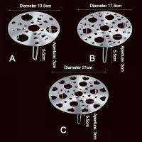 Cesta de vapor Universal multifunción, soporte desmontable de acero inoxidable para huevos hervidos, reutilizable - details 3