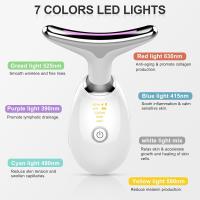 Scttomon Dispositivo de Levantamiento Facial Terapia de Luz Roja 7 en 1 para Belleza de la Piel y el Cuello Equipo de Belleza de Piel Blanco - details 1