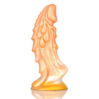 Silicona líquida de colores mezclados, gran simulación con forma irregular, tapón anal vestibular, pene falso para productos de mujer - details 18