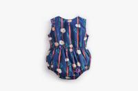 -Ropa de Verano de Algodón para Bebe, Body de Recién nacido Lindo, Sin Mangas, Princesa, Niño pequeño - details 2