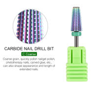 Broca de Uñas KADS con Carburo Trapered Herramienta de Remoción de Esmalte de Gel Acylico para Manicura Cortadora de Miling 3/32" - details 6