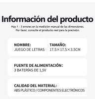 Juego de Palabras Tapple Basta Versión 2.0 Juego de Mesa Rápido de Prensar Letras - details 20