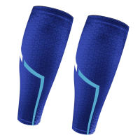 Manguitos protectores de pantorrilla para correr, calentadores de piernas para ciclismo y fútbol, equipo deportivo transpirable de compresión, espinilleras elásticas, 1 par - details 13