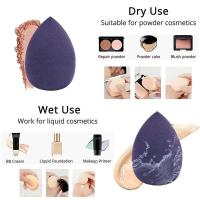 Licuadora de poliuretano suave, 1/4/8 piezas, accesorios de maquillaje de belleza con forma de huevo para mujeres - details 2