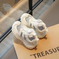 Zapatos de los niños botón giratorio zapatillas de deporte 2025 primavera y verano nuevos zapatos para niñas niños ligeros de suela suave zapatos para correr - details 4