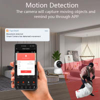 Cámara de Seguridad Inteligente Tuya Mini Wireless, Auto Tracking, Vigilancia para el Hogar, Monitor de Bebé, Visión Nocturna Interiores y Exteriores - details 6