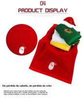 4 piezas de toallas navideñas, toalla de mano decorativa bordada para cocina y baño, toallas de mano navideñas, toalla facial - details 5