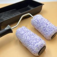 Juego de pintura con pincel de pared de 4 pulgadas con un mini rodillo y otras tres herramientas, perfecto para aplicaciones en áreas pequeñas. - details 1
