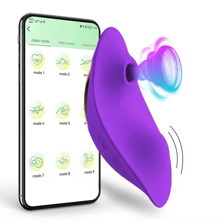 Mini Vibrador Clitoris APP Juguete Sexual para Mujeres Adultas Estimulador de Clítoris con Control Remoto - 1