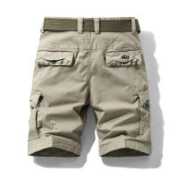 Pantalones Cortos de Carga de Algodón 100% Pantalones Cortos Casuales para Hombres en Verano 2025 - details 6