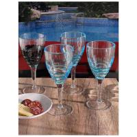 Juego de 4 vasos de plástico Swirl (12 oz), juego de vasos acrílicos sin BPA, vasos irrompibles, copas de vino - details 4