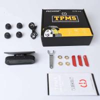 Sistema de supervisión de alarma de presión de neumáticos de coche TPMS, Control automático de brillo, energía Solar inalámbrica, 4 sensores, accesorios de decoración - details 15