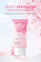 LAIKOU Exfoliante facial, gel exfoliante, blanqueamiento hidratante, Sakura Japón, elimina puntos negros, acné, desintoxica y - details 0