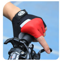 Guantes cortos antideslizantes para bicicleta, manoplas de Gel sin dedos con tira reflectante, deportes de verano, ciclismo - details 15