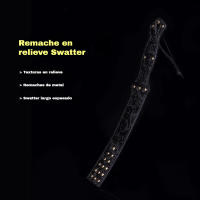 Paleta sexual de cuero, paleta azotadora para adultos, látigo sexual de cuero PU, paleta BDSM, juego sexual de bondage y cosplay. - details 0