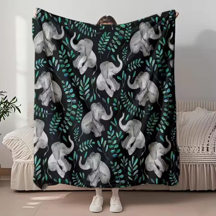 Manta de cama de franela moderna y sencilla, funda estilo Hotel Love Airedale Terrier, mantas para trabajadores de oficina, Camping y baño - 1